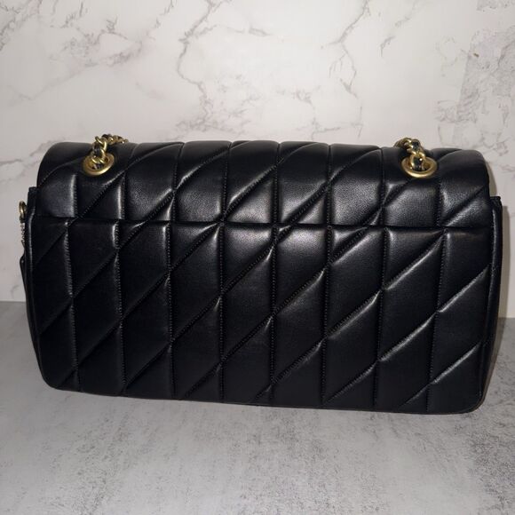 Coach Black Tabby 33 Quilted Nappa Leather Shoulder Bag CP151 $790 Retail - Picture 3 of 16